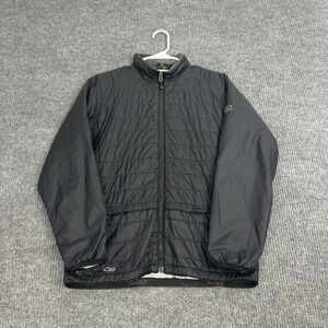 Outdoor Research Jacket Womens M Black Nylon Quilted Insulated Full Zip Gorpcore